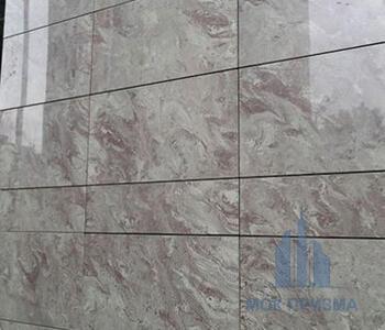 Вентилируемый фасад из керамогранита - цена за монтаж в Москве