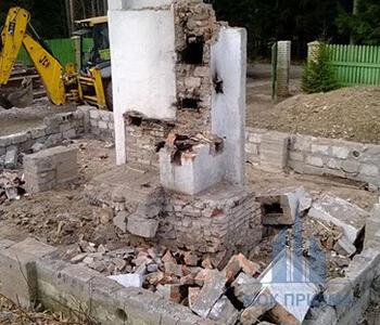 Демонтаж фундамента в Москве - цена услуги за м3